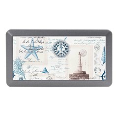 Nautical Lighthouse Vintage Postcard French Writing Memory Card Reader (mini) by Pakjumat