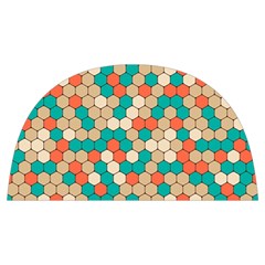 Multicolored Honeycomb Colorful Abstract Geometry Anti Scalding Pot Cap by Pakjumat