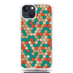 Multicolored Honeycomb Colorful Abstract Geometry Iphone 13 Tpu Uv Print Case by Pakjumat