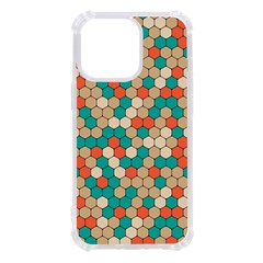 Multicolored Honeycomb Colorful Abstract Geometry Iphone 13 Pro Tpu Uv Print Case by Pakjumat