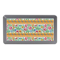 Flower Fabric Design Memory Card Reader (mini) by Pakjumat