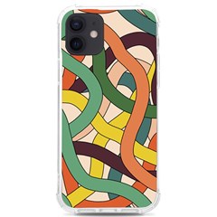 Snake Stripes Intertwined Abstract Iphone 12/12 Pro Tpu Uv Print Case by Pakjumat