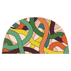 Snake Stripes Intertwined Abstract Anti Scalding Pot Cap by Pakjumat