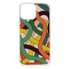 Snake Stripes Intertwined Abstract Iphone 13 Pro Max Tpu Uv Print Case by Pakjumat