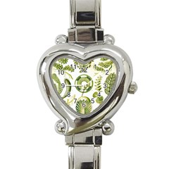 Algae Green Algae Chlorophyceae Heart Italian Charm Watch by Pakjumat