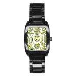 Algae Green Algae Chlorophyceae Stainless Steel Barrel Watch Front