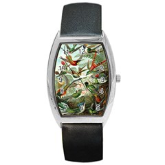 Humming Birds Trochilidae Barrel Style Metal Watch by Pakjumat