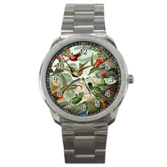 Humming Birds Trochilidae Sport Metal Watch by Pakjumat