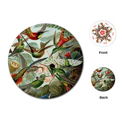 Humming Birds Trochilidae Playing Cards Single Design (round) by Pakjumat