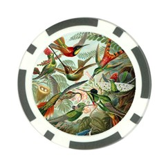 Humming Birds Trochilidae Poker Chip Card Guard by Pakjumat