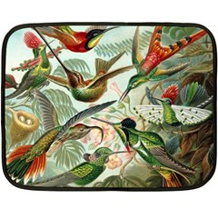 Humming Birds Trochilidae Fleece Blanket (mini) by Pakjumat