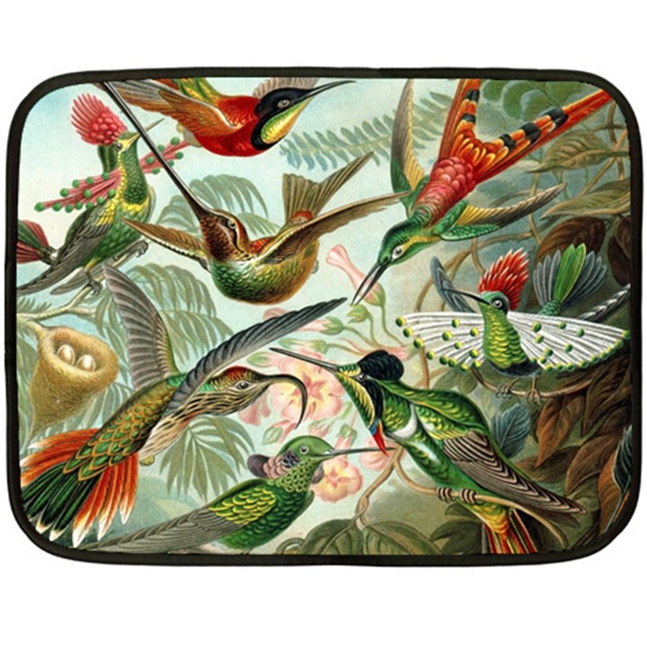 Humming Birds Trochilidae Fleece Blanket (Mini)