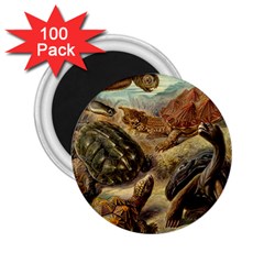 Turtles Leatherback Sea Turtle 2 25  Magnets (100 Pack)  by Pakjumat