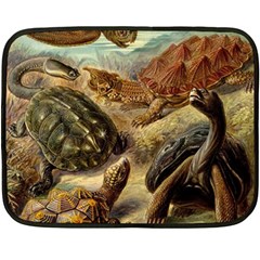 Turtles Leatherback Sea Turtle Fleece Blanket (mini) by Pakjumat