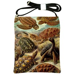 Turtles Leatherback Sea Turtle Shoulder Sling Bag by Pakjumat