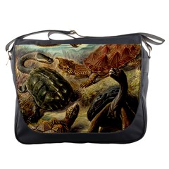 Turtles Leatherback Sea Turtle Messenger Bag by Pakjumat