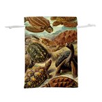 Turtles Leatherback Sea Turtle Lightweight Drawstring Pouch (S) Back