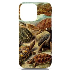 Turtles Leatherback Sea Turtle Iphone 14 Pro Max Black Uv Print Case by Pakjumat