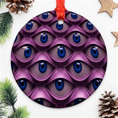 Artistic Eye Psychedelic Ornament (round)