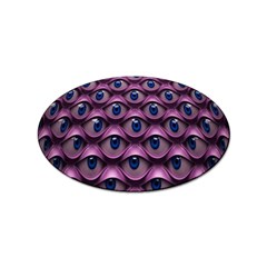 Artistic Eye Psychedelic Sticker (oval) by Modalart