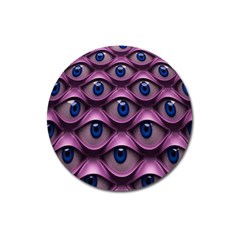 Artistic Eye Psychedelic Magnet 3  (round) by Modalart