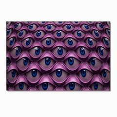 Artistic Eye Psychedelic Postcard 4 x 6  (pkg Of 10) by Modalart