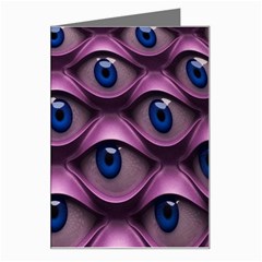 Artistic Eye Psychedelic Greeting Card by Modalart