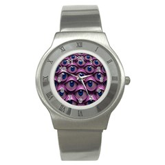 Artistic Eye Psychedelic Stainless Steel Watch by Modalart