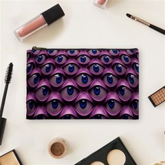 Artistic Eye Psychedelic Cosmetic Bag (medium) by Modalart