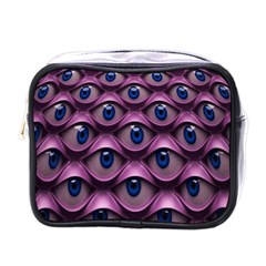 Artistic Eye Psychedelic Mini Toiletries Bag (one Side) by Modalart