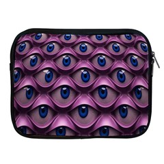 Artistic Eye Psychedelic Apple Ipad 2/3/4 Zipper Cases by Modalart