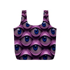 Artistic Eye Psychedelic Full Print Recycle Bag (s) by Modalart