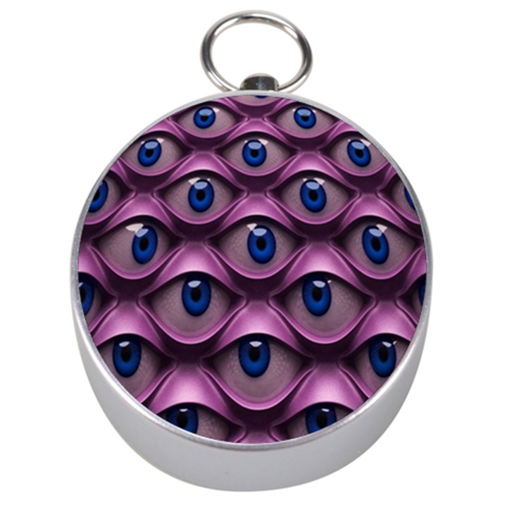 Artistic Eye Psychedelic Silver Compasses