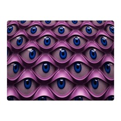 Artistic Eye Psychedelic Two Sides Premium Plush Fleece Blanket (mini) by Modalart