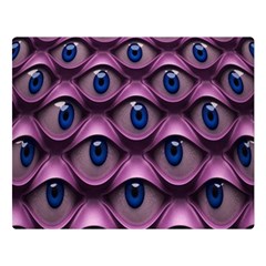 Artistic Eye Psychedelic Two Sides Premium Plush Fleece Blanket (large) by Modalart