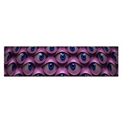 Artistic Eye Psychedelic Oblong Satin Scarf (16  X 60 )