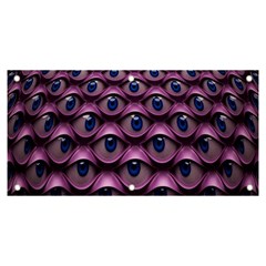 Artistic Eye Psychedelic Banner And Sign 6  X 3  by Modalart