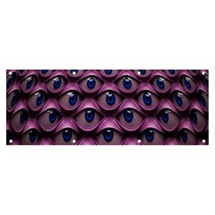 Artistic Eye Psychedelic Banner And Sign 8  X 3  by Modalart