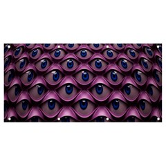 Artistic Eye Psychedelic Banner And Sign 8  X 4  by Modalart