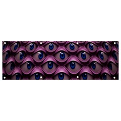 Artistic Eye Psychedelic Banner And Sign 9  X 3  by Modalart