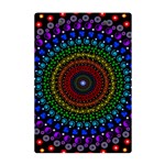 3d Psychedelic Shape Circle Dots Color A5 Acrylic Clipboard Back