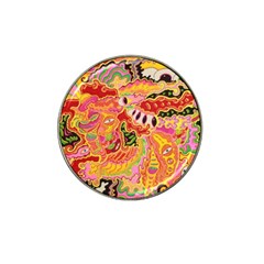 Fantasy Psychedelic Surrealism Trippy Hat Clip Ball Marker (4 Pack) by Modalart