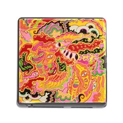 Fantasy Psychedelic Surrealism Trippy Memory Card Reader (square 5 Slot) by Modalart