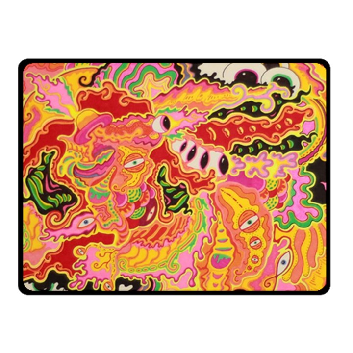 Fantasy Psychedelic Surrealism Trippy Fleece Blanket (Small)