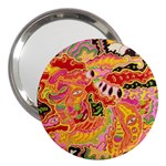 Fantasy Psychedelic Surrealism Trippy 3  Handbag Mirrors Front