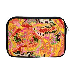 Fantasy Psychedelic Surrealism Trippy Apple Macbook Pro 17  Zipper Case by Modalart