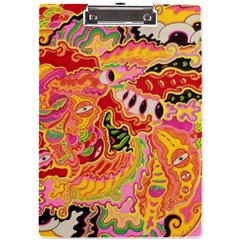 Fantasy Psychedelic Surrealism Trippy A4 Acrylic Clipboard by Modalart