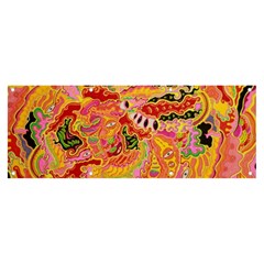 Fantasy Psychedelic Surrealism Trippy Banner And Sign 8  X 3  by Modalart