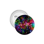 Psychedelic Bubbles Abstract 1.75  Buttons Front