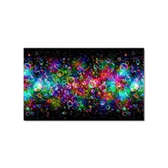 Psychedelic Bubbles Abstract Sticker (rectangular) by Modalart